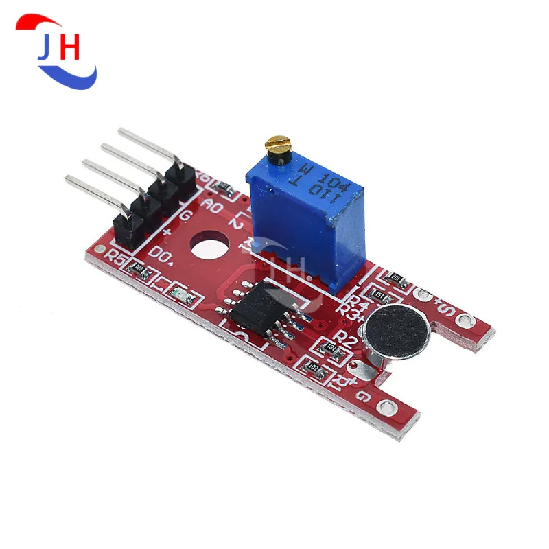1 قطعة KY-037 KY-038 ذات حساسية ميكروفون DC 4-6V استشعار وحدة الصوت وحدة متوافق مع اردوينو KY 037 KY038