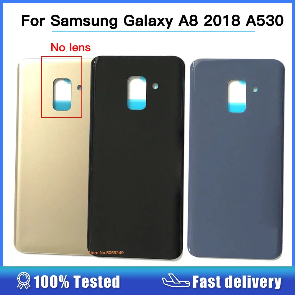 Rear Panel Battery Back Door Cover For Samsung Galaxy A8 A530 A530F 2018 A8 Plus 2018 A730 A730F Back Door Housing Housing Case