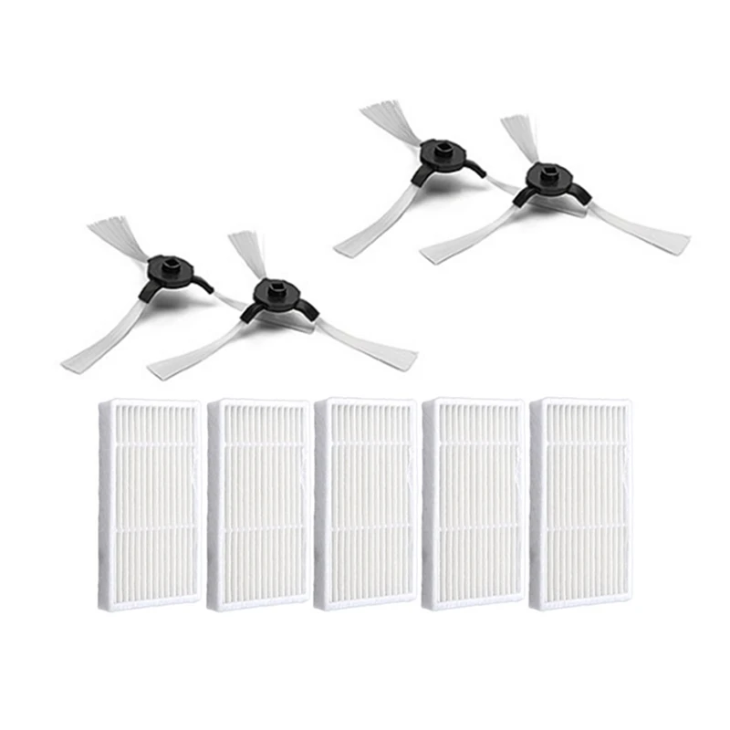 5 Hepa-фильтров и 4 боковых щетки для Polaris PVCR 0920WV 0920, аксессуары для роботов