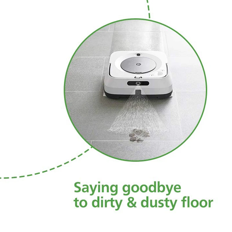 12 PCS Panno di Pulizia Accessori per IRobot Braava Jet M6 (6110) Wi-Fi Connesso Robot Mop Aspirapolvere Panno di Pulizia IRo