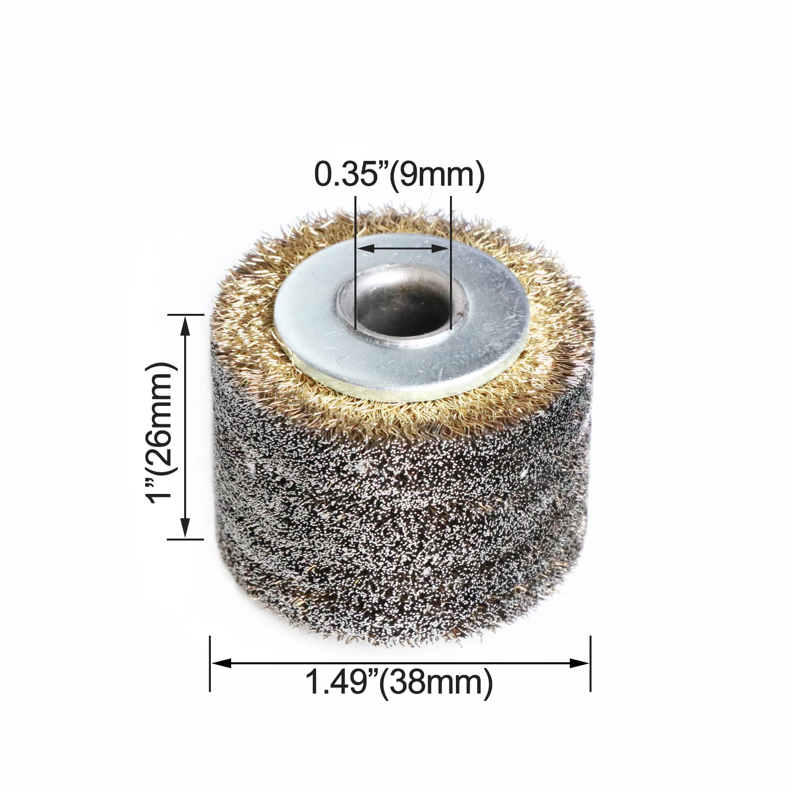 2 stücke Stahl Draht Rad Pinsel für Farbe Entfernung Metall Entrosten Draht Decoating – Detail 2