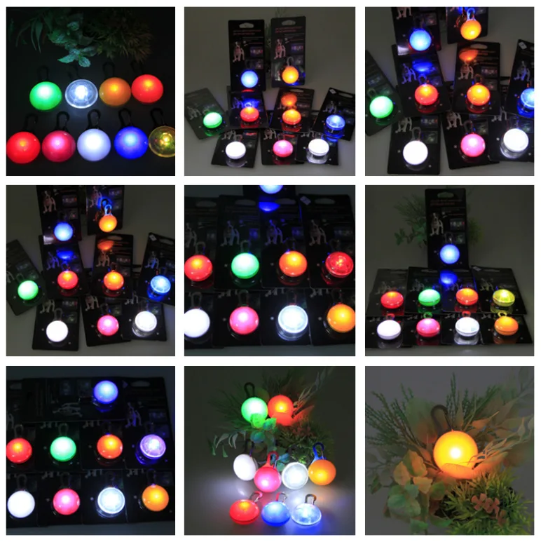 Pedant Pet Led Flashing Pet Collar Buckle Tie Collar For Training Walking Pet Supplies Dog Cat Puppy LED Night Safety