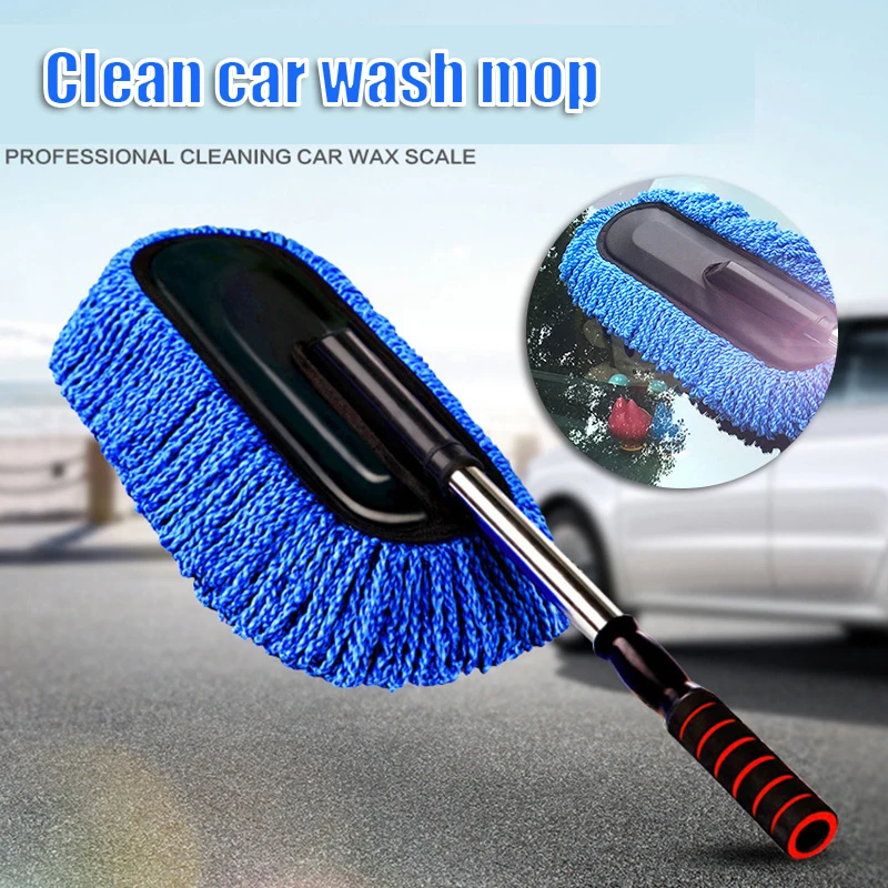 

Car Washes Cleaning Brush Duster/Practical Wax Mop Microfiber Telescoping Dusting for Generals Motors