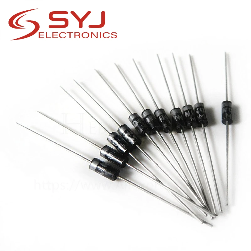 50PCS 1N5817 1N5819 1N5399 1N4937 1N4004 Schottky Rectifier Diode 1N4001 1N4007 UF4007 HER107 FR207 FR157 FR107 RL207 DO-41