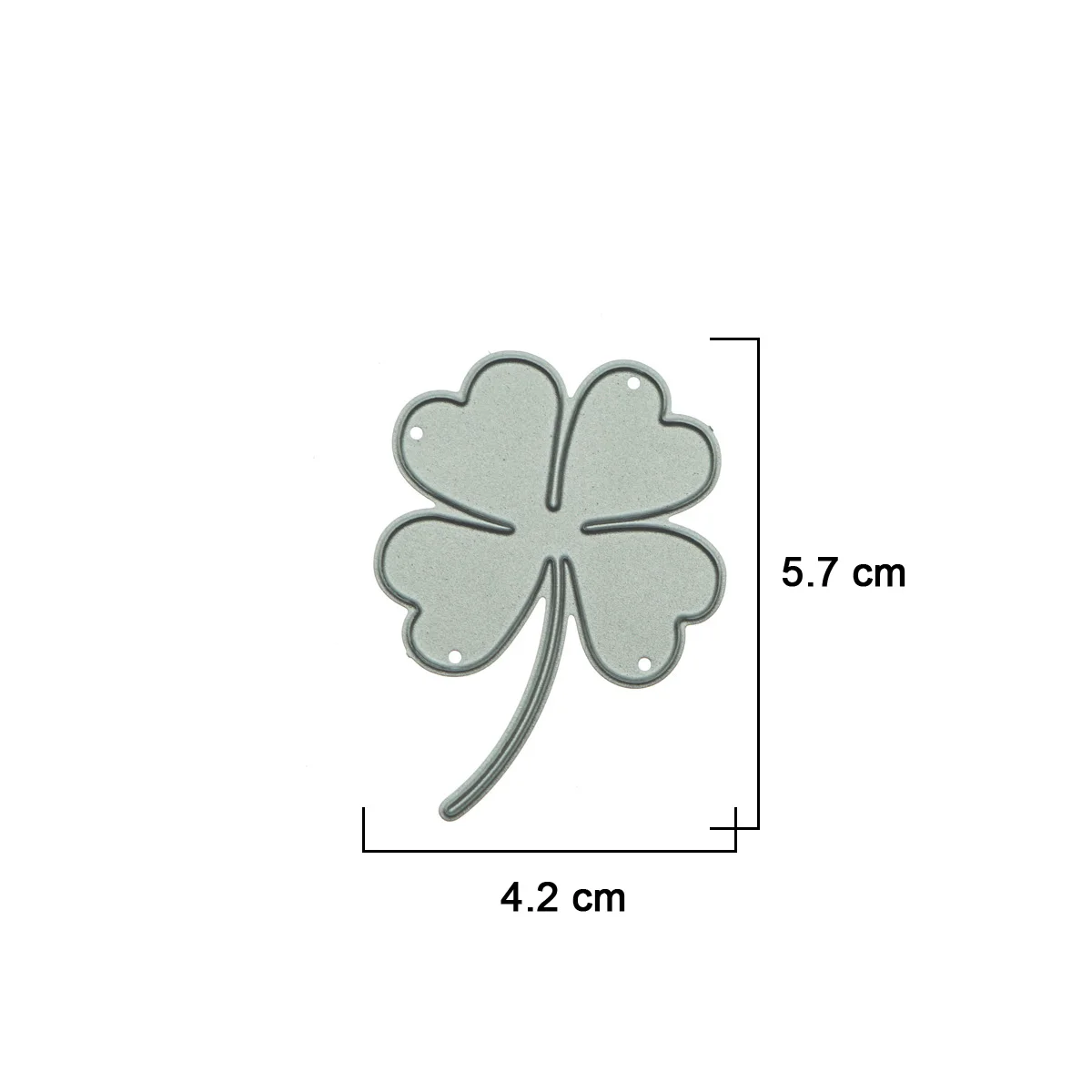 Small Size Die Cutter Four Leaf Clover Pattern Cutting Stencil For Scrapbooking DIY Clip Art Card Decorating Paper Work Mold