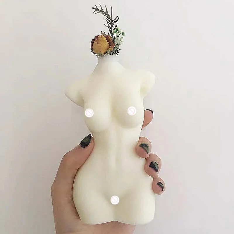 

15cm Large Classic Human Body Silicone Candle Mold for Handmade Desktop Decoration Gypsum Epoxy Resin Aromatherapy Candle Mould