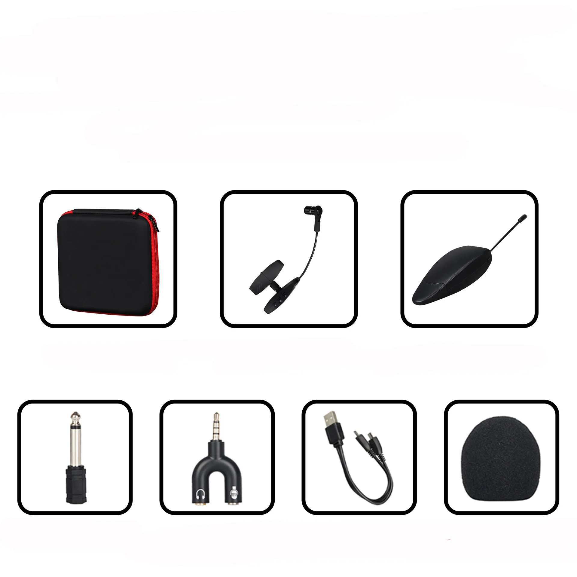 アンプコンデンサーマイク,新品,40m,1〜2,uhf,ワイヤレス,ライブショー用