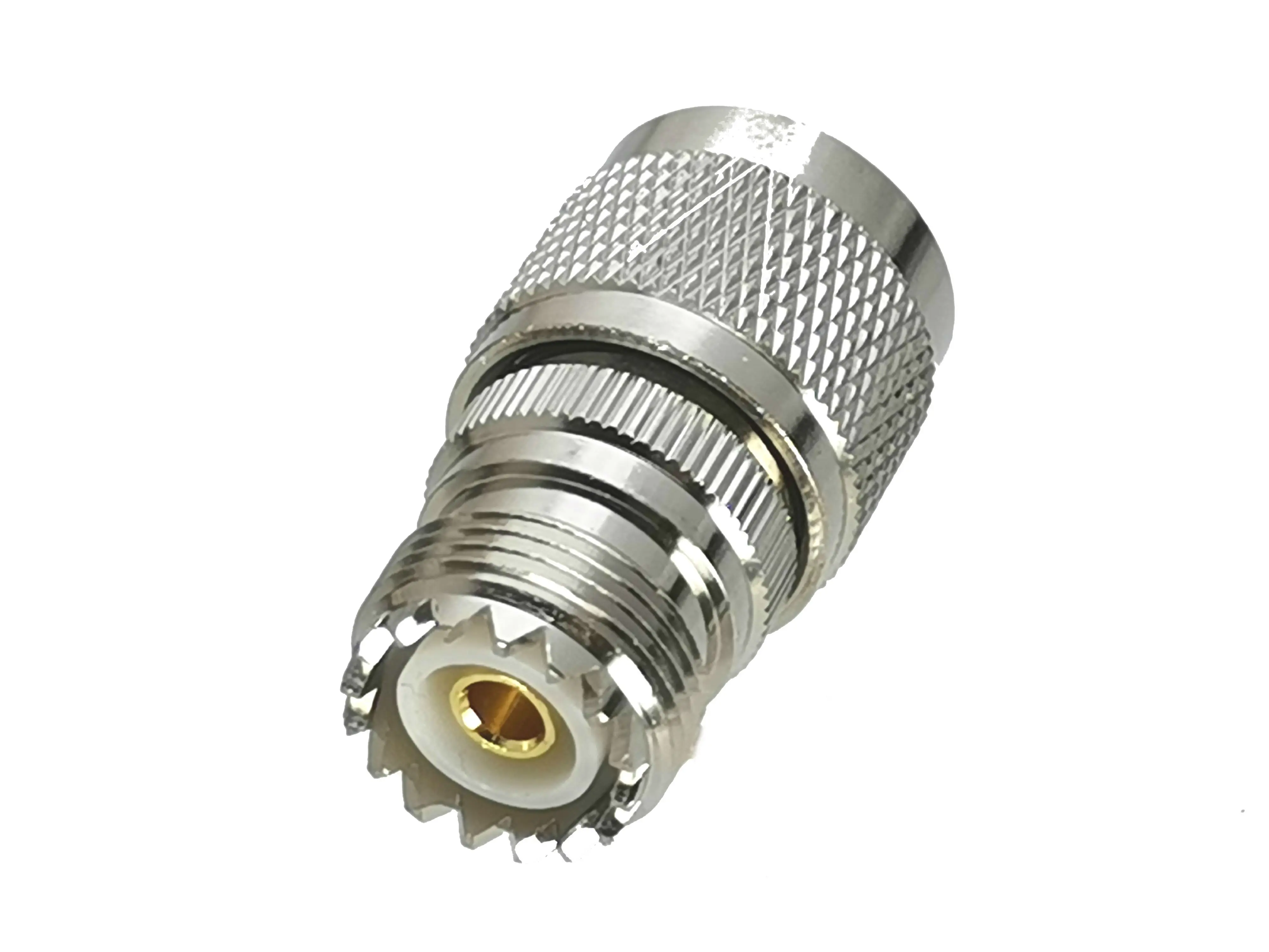 10Pcs Connector N Male Plug to UHF SO239 Female Jack RF Adapter Connector Coaxial For Radio Antenna High Quanlity