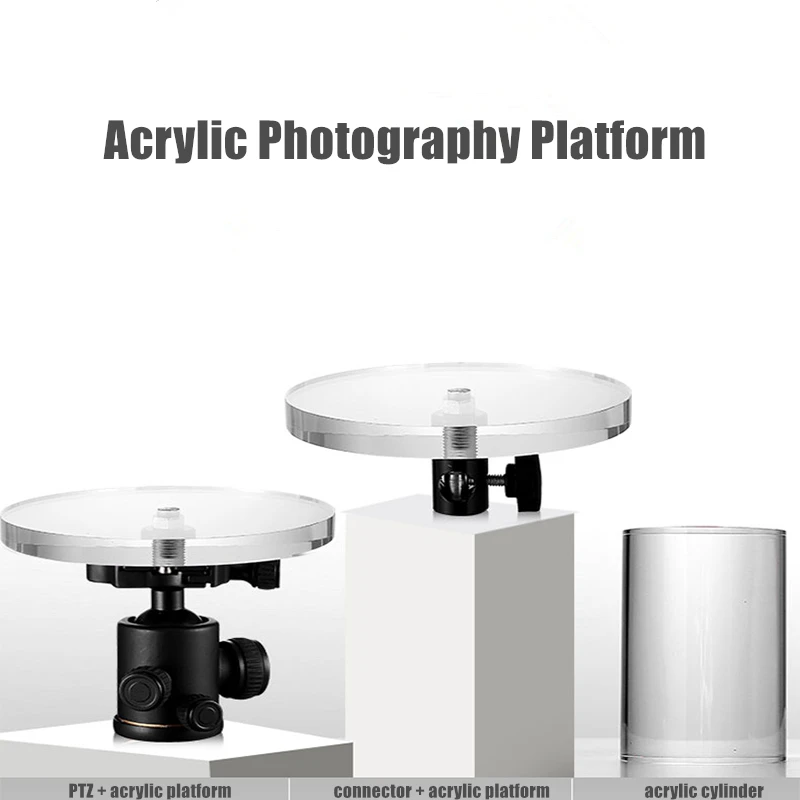 

Acrylic Photography Platform Cosmetics Bottle Product Shooting Anti-Reflection Acrylic Cylinder Photography Props