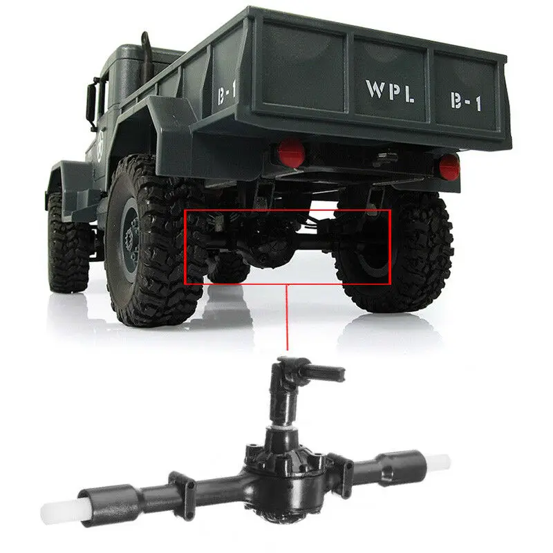 WPL B-14/24 14K 24K Rear Bridge Axle 1/16 Military Truck RC Crawler Car Part Replacement Upgrade Part Kit