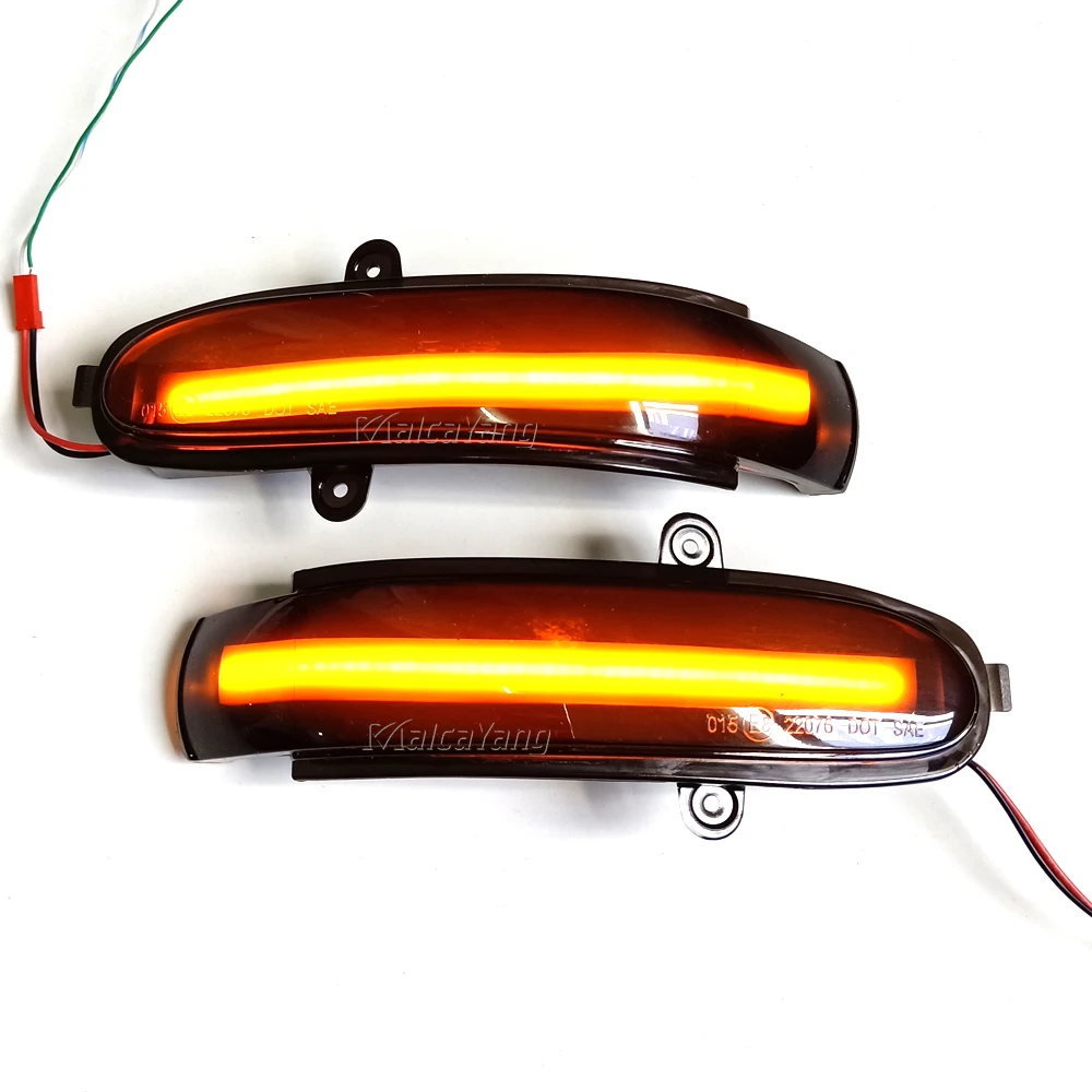 Für Mercedes Benz C-Klasse W203 S203 CL203 2001-2007 Dynamisches Blinklicht LED-Seitenspiegel Sequentieller Blinker – Detail 11