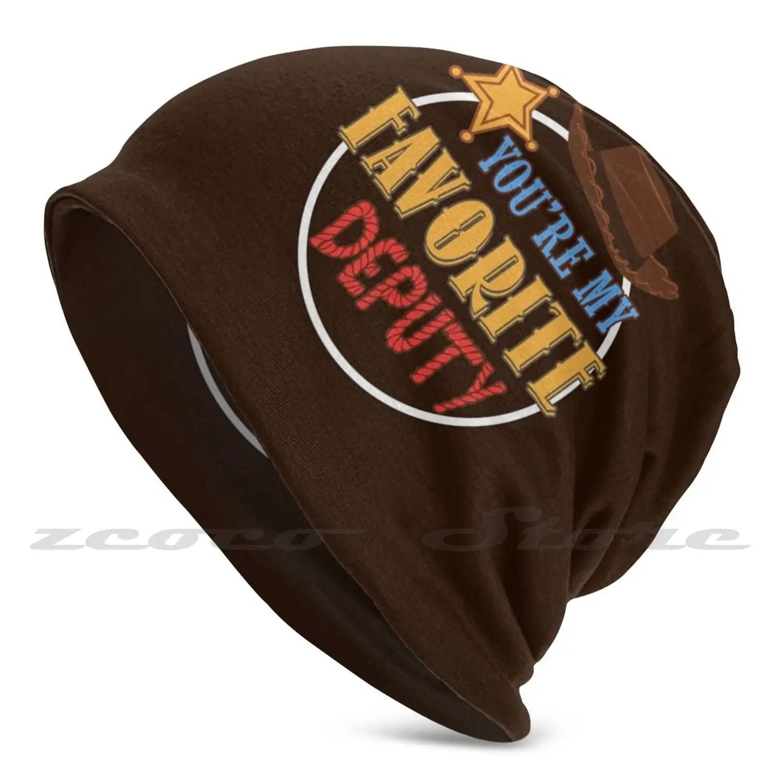 You'Re My Favorite Deputy Knit Hat Hedging Cap Soft Elasticity Outdoor Sports Leisure Woody Birthday Woody And Buzz Land