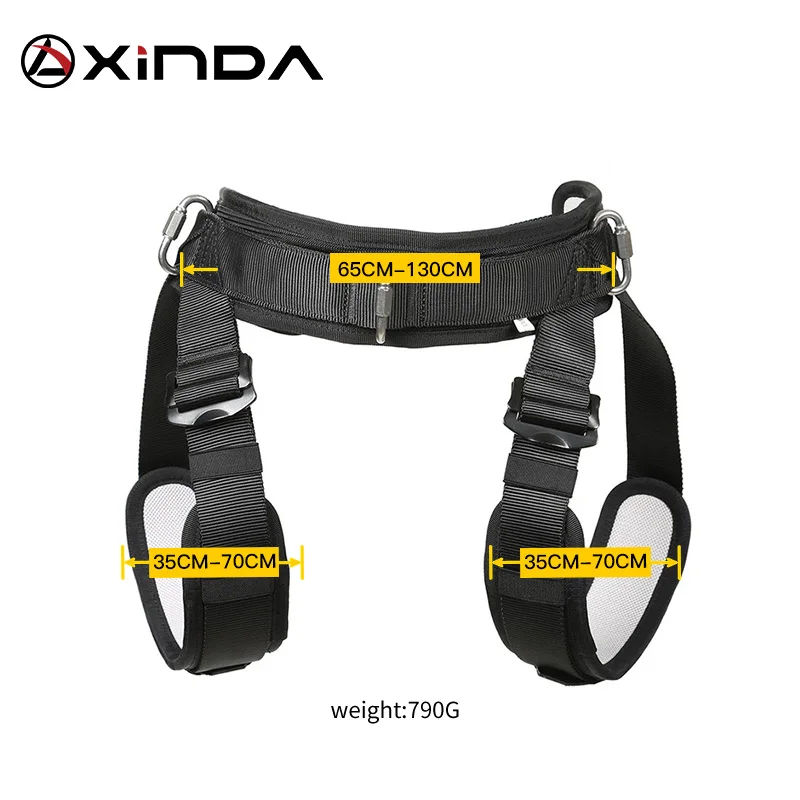 Xinda Professional Hung Fusion Climb BD Revolution Half Body Bungee Dancing Harness