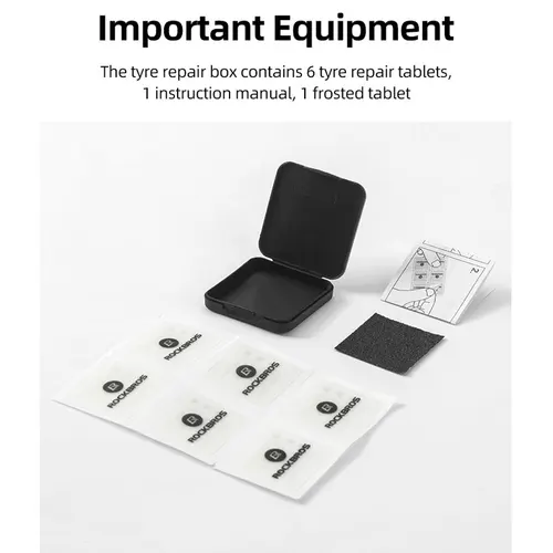 Imagen 2 del producto ROCKBROS-herramientas para bicicleta, 130Psi AV/FV, bomba de aleación de aluminio, multiherramienta, parche de goma suave, palanca de neumático, accesorios para bicicleta