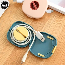 Wire Winder Box Portable Cable Protector For Cell Phone Cable Container USB Charger Holder Cable Management Box Cable Organiser