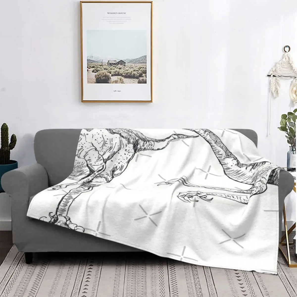 Manta de dinosaurios para cama, cubrecamas a cuadros, fundas para sofá y cama, mantas de lana para bebé