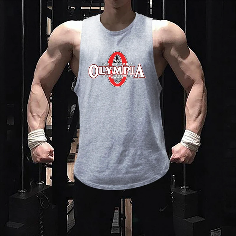 New Mens Gym Workout FashionVest Clothing Bodybuilding Sports Stringer Singlets Cotton Fitness Tank Top Muscle Sleeveless Shirt