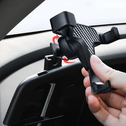 LHD! For Hyundai Elantra Avante CN7 2020 2021 2022 Car Accessories Plastic Bracket Mobile Phone Holder Air Vent Mount Stand
