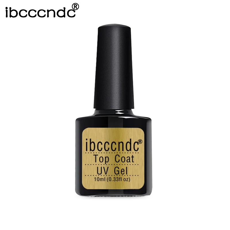 ยาวนาน10Ml UV Top Coat Base Coat UV Gel Primer เล็บ Lacquer Soak-Off เล็บ