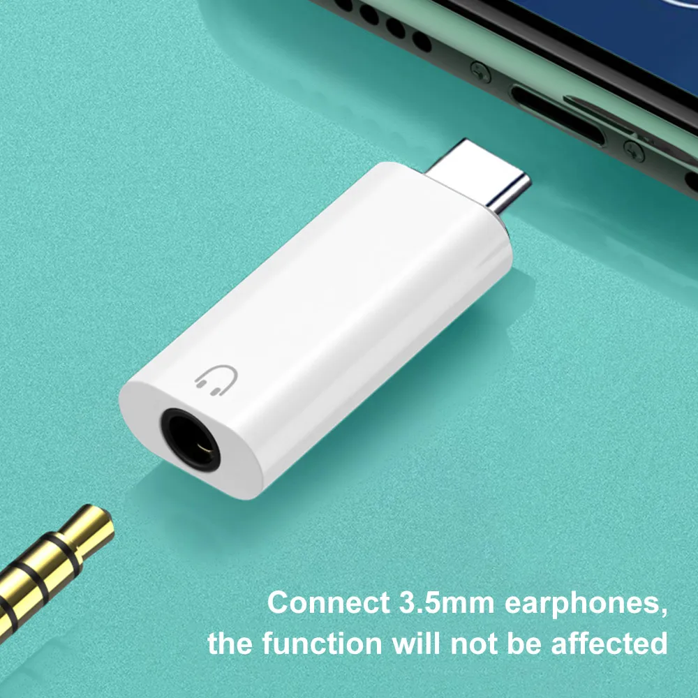 Type C To 3.5mm Headphone Jack Adapter Aux Audio Cable for Huawei Xiaomi Samsung Type-C Converter Adapter Type-C to 3.5 mm