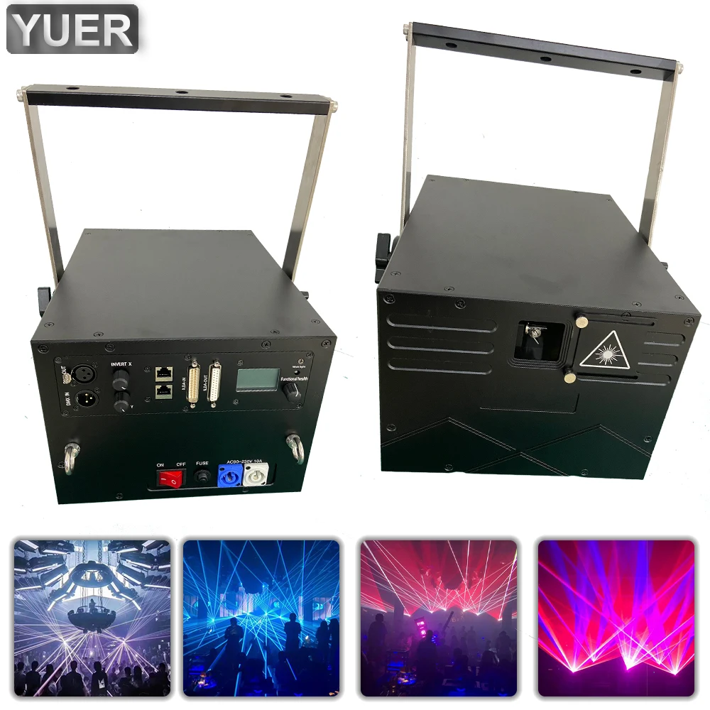 

NEW 12W 15W 40K Scanning Laser Light DMX512 WI-FI Control 12/21CH Stage Effect Laser Projector DJ Disco Wedding Festival Concert