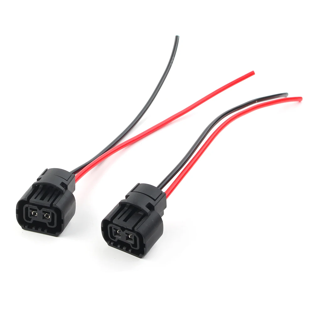 2Pcs Car Wire Pigtail Female PSX24W 2504 Two Harness Fog Light Bulb Connector Plug Socket