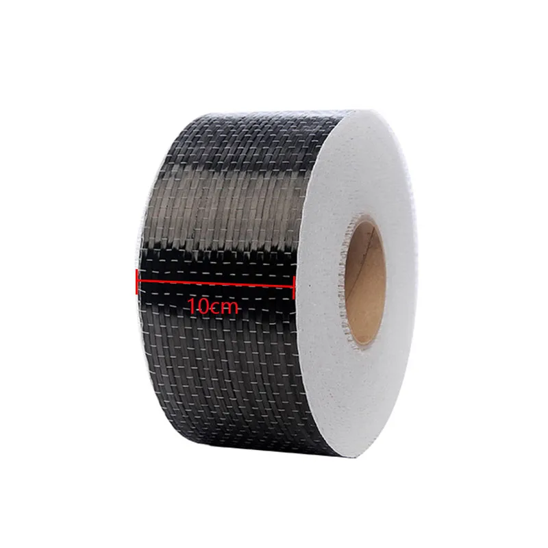 12k 200g UD Carbon Fiber Fabric Unidirectional Cloth For Building And Bridge Construction Repair