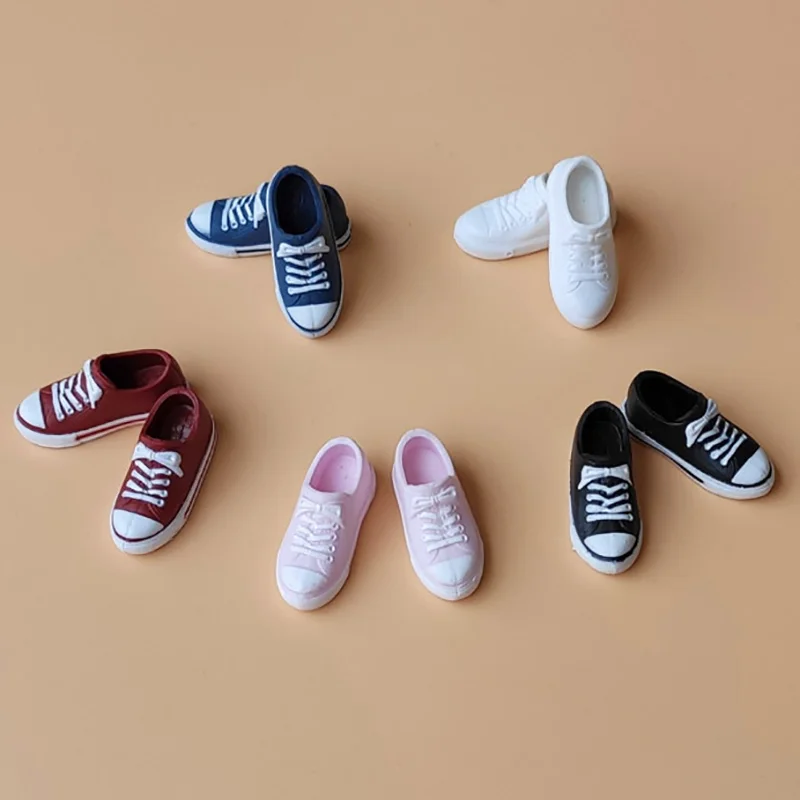 1 Pair 3.2cm blyth Licca Shoes Doll 1/6 Doll Sport Sneaker Shoes for blyh,licca,azone,kurhn doll accessories