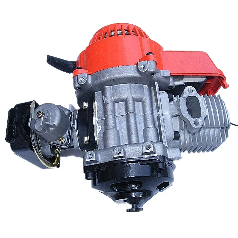 2 Stroke Pull Start Engine 25H Sprocket Motor Transmission Air Filter For 49cc Mini Pocket Pit Quad Dirt Bike ATV 4 Wheel