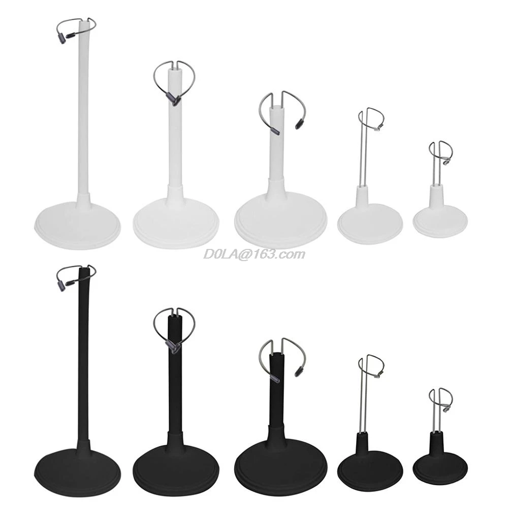 1 Pcs Plastic Doll Stands Professional Holder Display Base Holder for Bear Dolls Toy 15cm 20cm 25cm 35cm 45cm for Choose