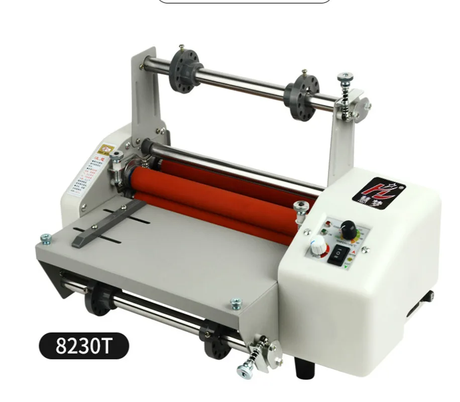 1PC 12th 8230T 8350T A3+ four roll laminator hot roll laminator and common laminator Adjustable speed