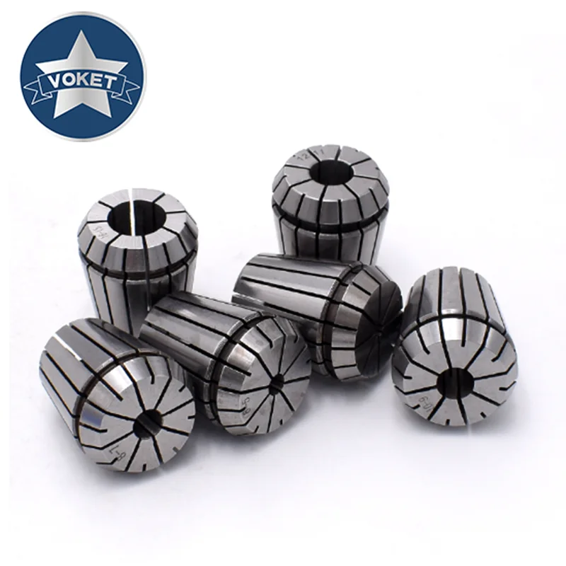 VOKET ER25 collet High precision ER collet 2 3 4 5 6 7 8 9 10 11 12 13 14mm 65Mn spring steel collet for CNC milling tool holder