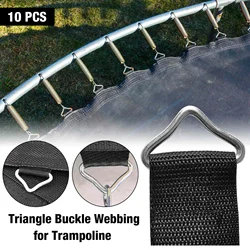 10pcs/Set Stainless Steel Triangle Rings Buckle 1.5