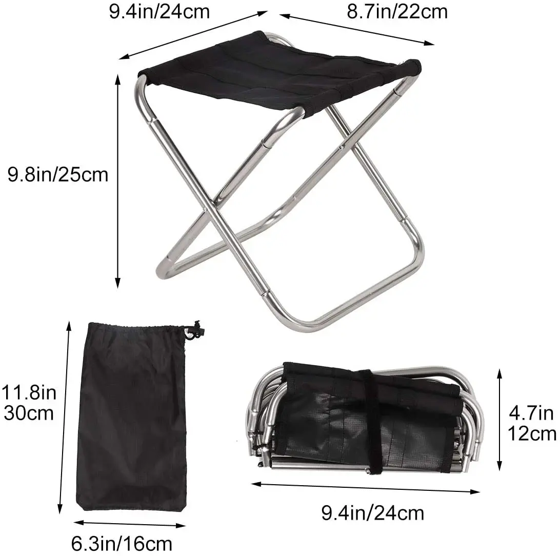 Folding Fishing Camping Chair Beach Aluminium  Lightweight Picnic Chair Foldable Cloth Outdoor Portable Chair Outdoor Furniture