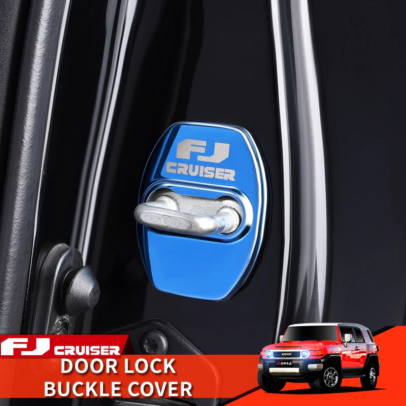 

06-21 Year Toyota FJ Cruiser Accessories Interior Modification Door Lock Buckle Stopper Decoration Case Protection Cover