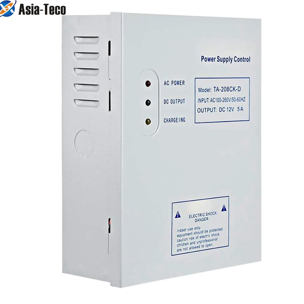 

DC12V 5A 50W Door Access Control System Switch Power Supply AC 110~240V Door Access Control Power Supply