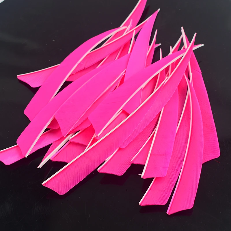 Fletching plumas de pavo para flechas – 50 uds artesanal - imagen 2