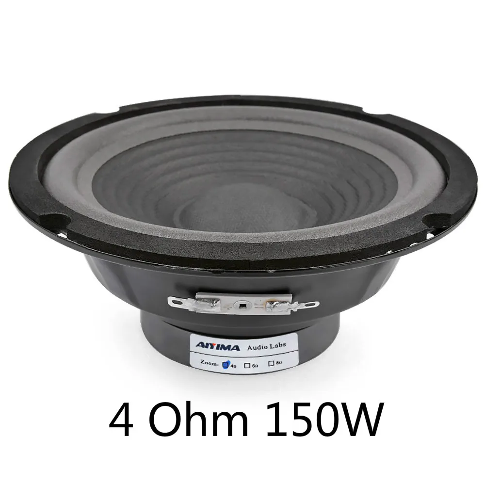 AIYIMA 1 stuk 150W 6,5 inch midrange bas audio speaker 4 8 Ohm midrange speaker versterker geluid woofer luidspreker home theater