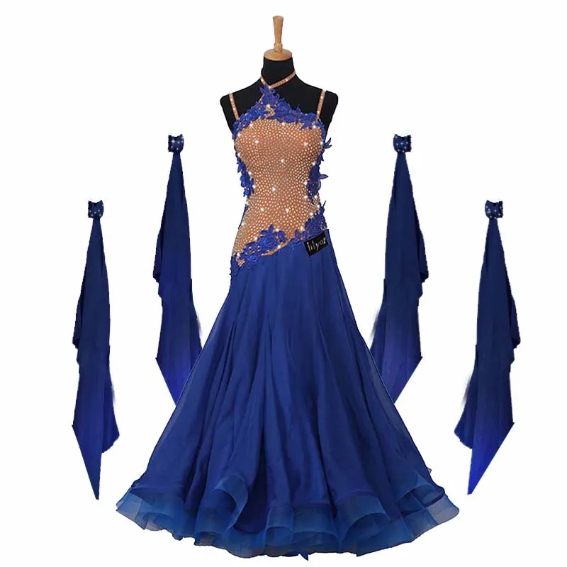 

Ballroom Dance Dress Standard Skirt Competition Dress Costumes Performing Dress Customize New Arrival Adult Children