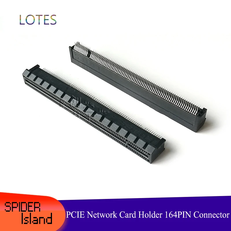 

PCIE Network Card Holder 164PIN Ribbed Splint 164P PCI-e Connector Adapter GAP-AAA-PCI-014-K15