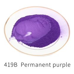Pigmentos en polvo de perla púrpura, tinte Mineral de Mica para jabón de uñas, manualidades de arte automotriz, bricolaje, 10g/50g