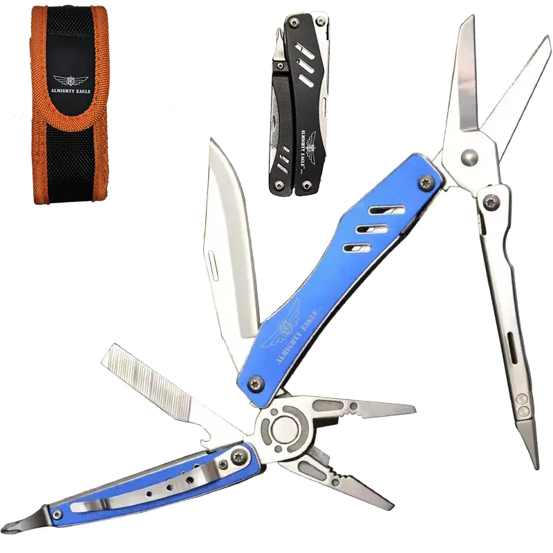 Multi tool Stainless Steel Folding Pliers with Scissors Knife Screwdriver Survival Gear Camping Outdoor Equipment