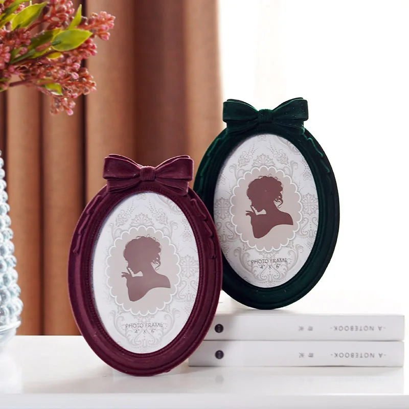 American Flocking Desktop Photo Frame
