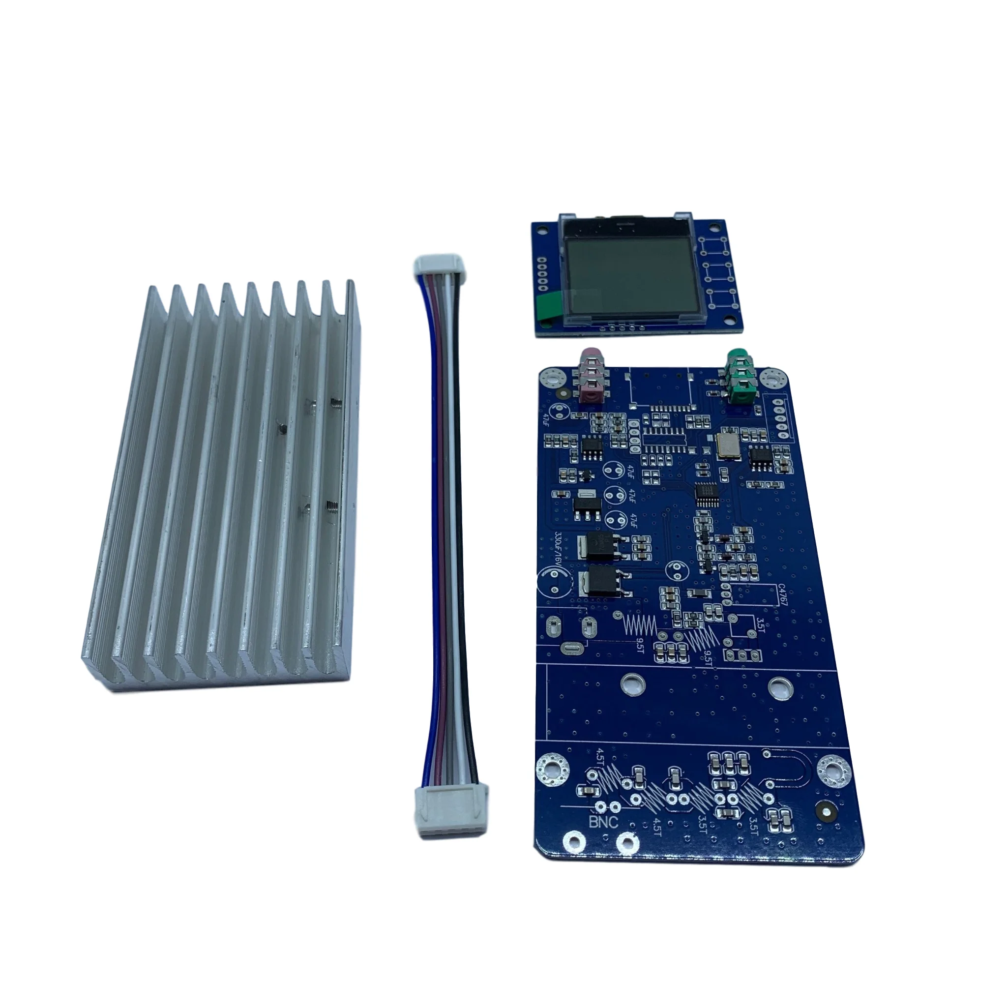 15W FM Transmitter Radio Station PLL Stereo Digital frequency DIY KITS 76m-108 MHz Receiver antenna+ lcd Digital Display