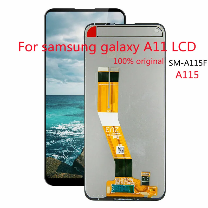 

For Samsung Galaxy a11 SM-A115F LCD monitor with frame, for Samsung SM-A115F/ds mobile phone LCD screen