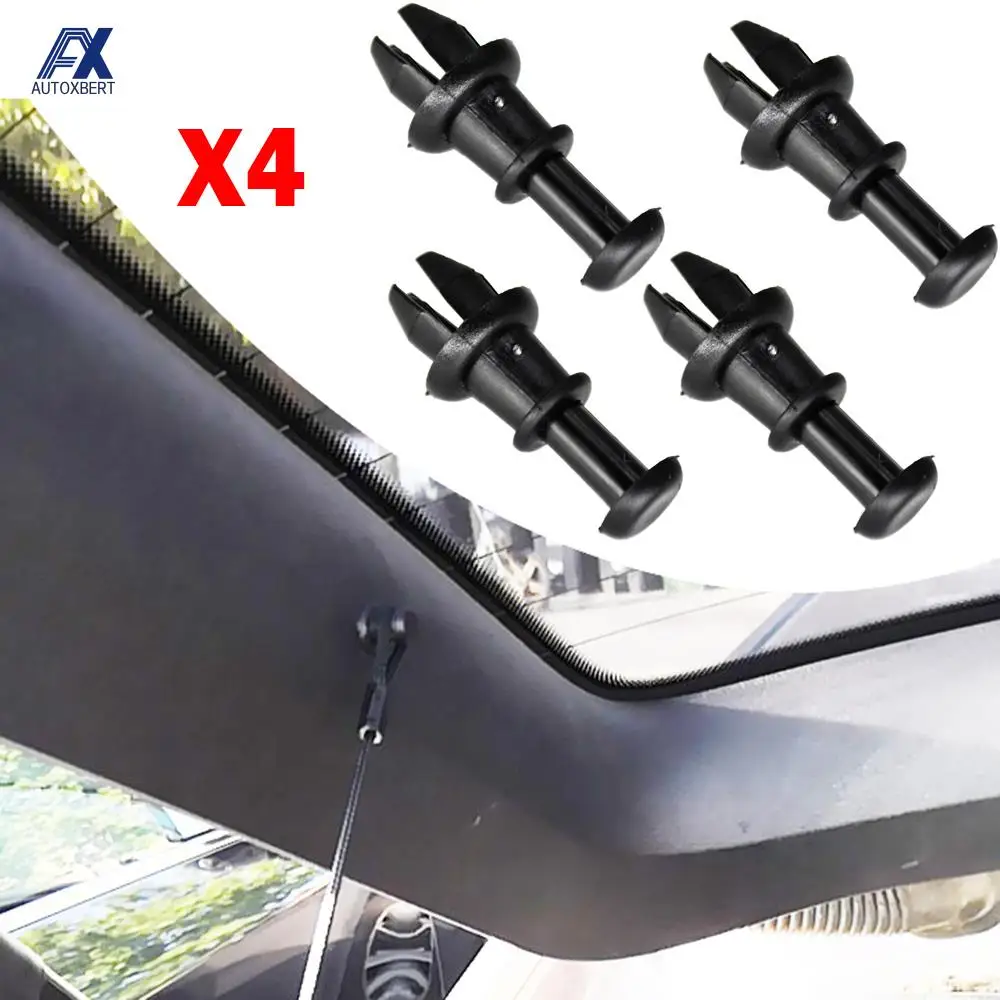 4 sztuk dla Audi A3 S3 8P 8V Q5 SQ5 8R Q2 Q3 obciążenia pokrywa półka na paczki pasek mocujący Lope ciąg wieszak Pivot klip ustalający
