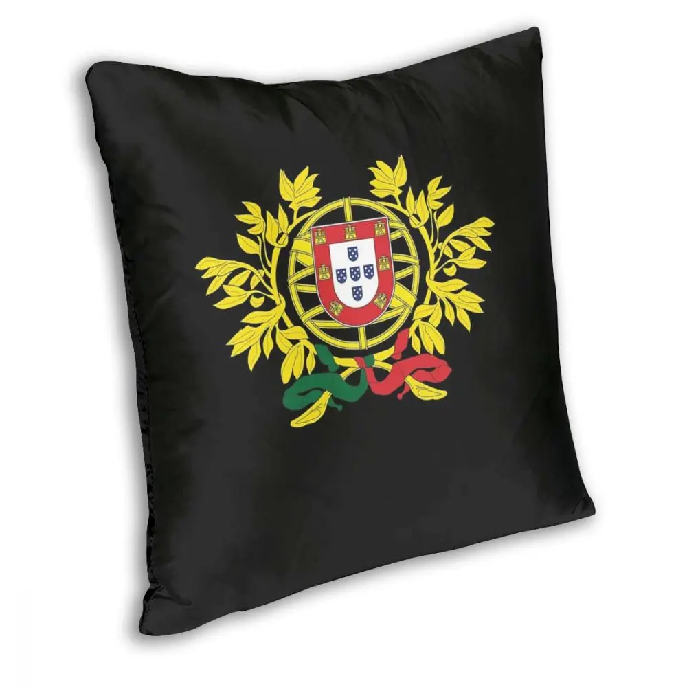 Portugal Flag Coat Of Arms Square Pillow Case Throw Pillow Portuguese Flag Custom Pillowcover Home Decor