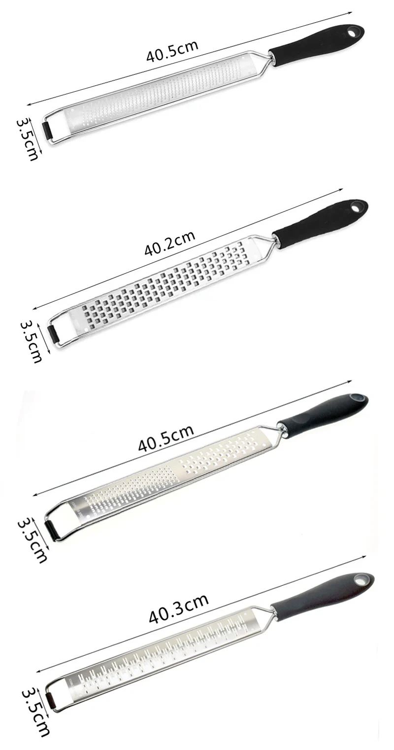 Râpe Multi-fonctions En Acier Inoxydable - 3 Motifs (cœur, Trous Fins, Croisé), Pour Fromage, Citron, Gingembre ! - 4