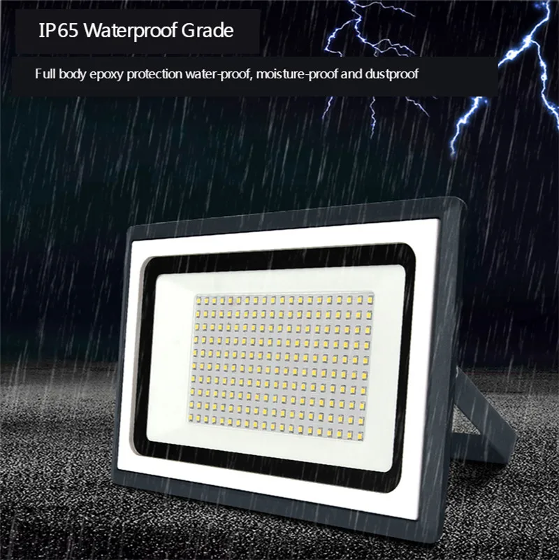 

LED Flood Light Outdoor Spotlight Floodlight Waterproof Garden Wall Washer Lamp Reflector IP65 AC 220V 110V 10W 20W 30W 50W 100W