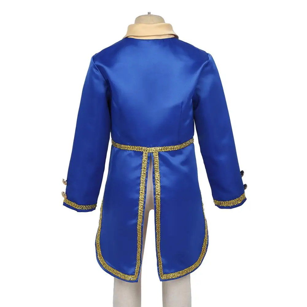 Principe Costume Per I Ragazzi del Bambino Dei Capretti Dei Bambini Costumi Frac di Halloween Vestiti Cosplay Fancy Dress Up Giochi di ruolo Vestito